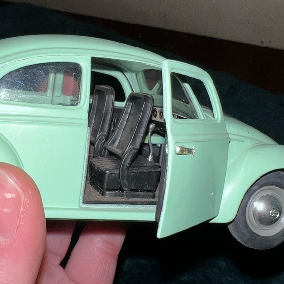 Volkswagon VW 1955 Beetle Vintage Mint Green Doors Open Collectible - Picture 8 of 16
